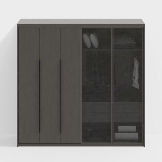 모던 침실 장롱