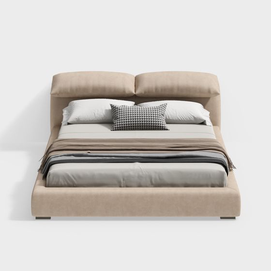 Urban Comfort Bed 3D model