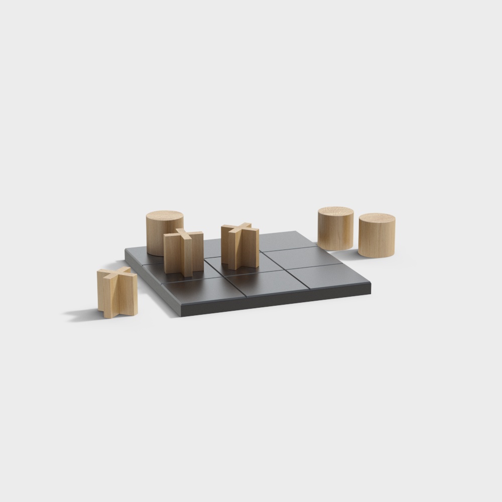 Abstract Geometric Puzzle 3D Model
