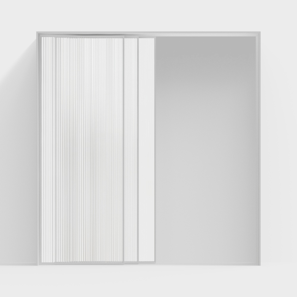 鲜奶油阳台推拉门