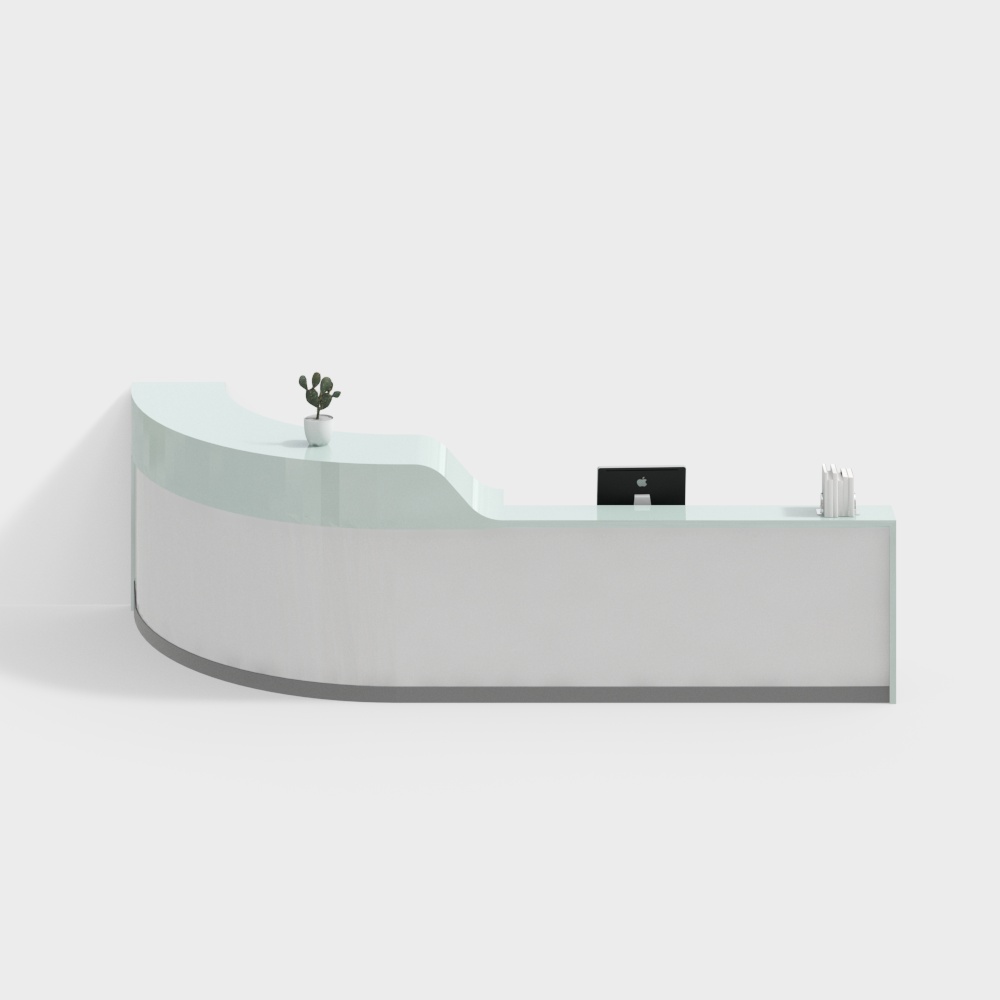 Modern Dental Hospital Reception Desk