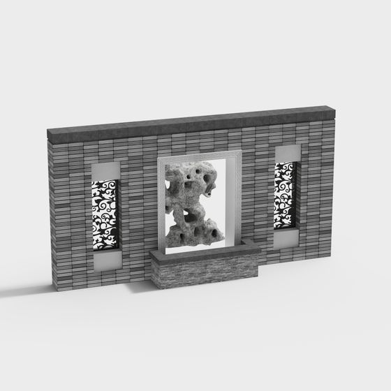 Urban Window 3D model - Artistic Design