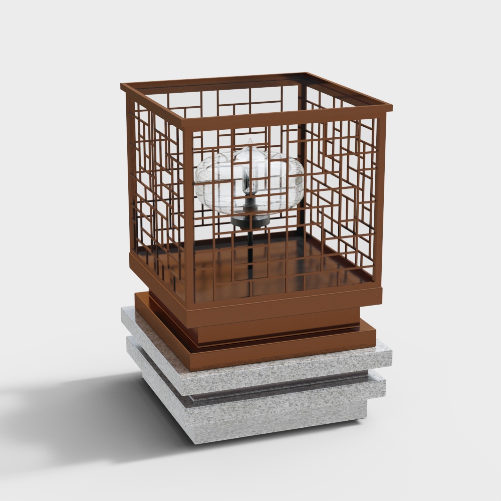 新しい中国スタイルの庭の芝生灯