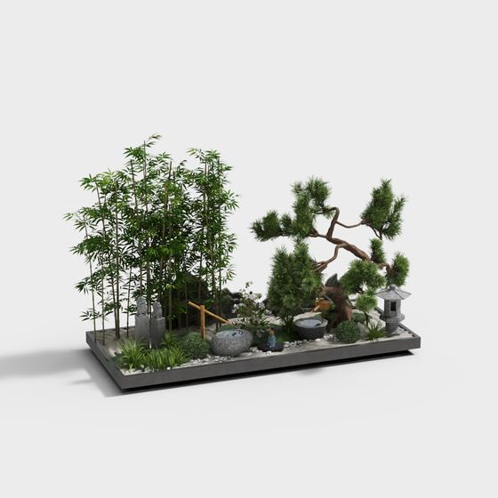 Pequeños Artículos de Paisaje de Jardín de Estilo Chino Nuevo