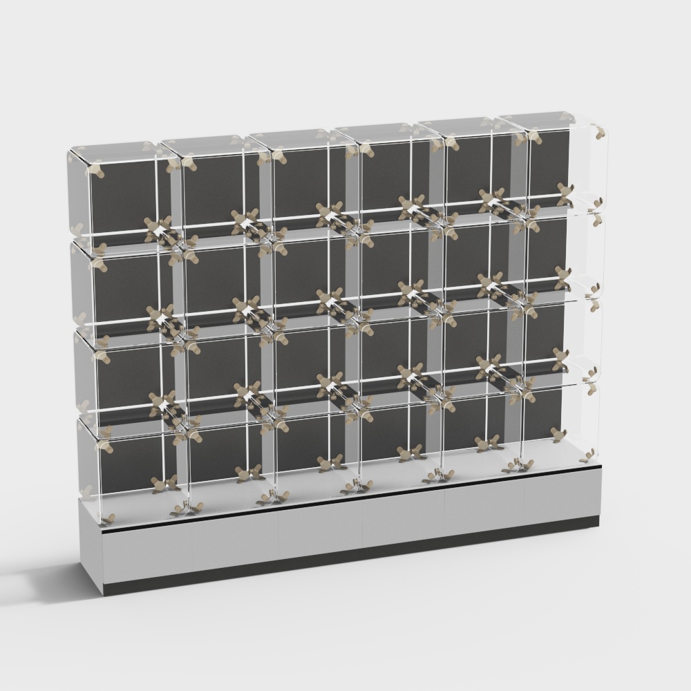 모던 스터디 장식 캐비닛