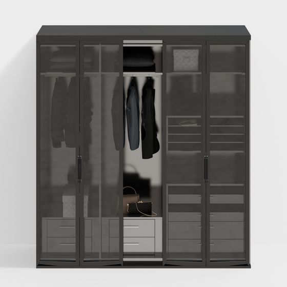 Garde-robe pour chambre d'enfant moderne