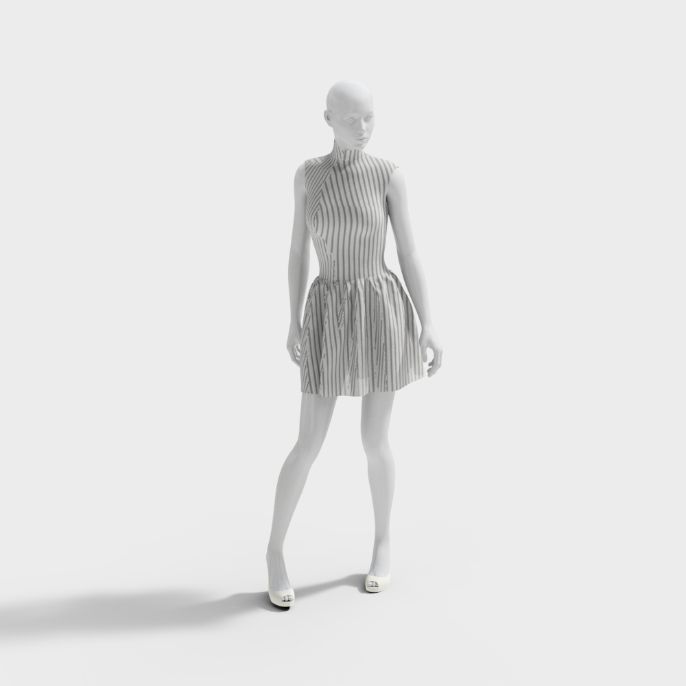 Modello Femminile Centro Commerciale Moderno