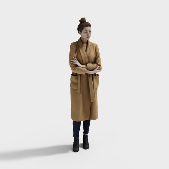 モダンショッピングモール女性モデル