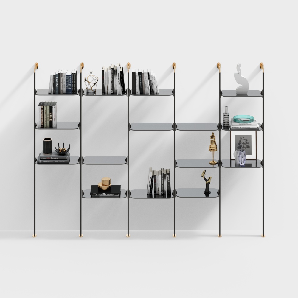 モダンな書斎用本棚