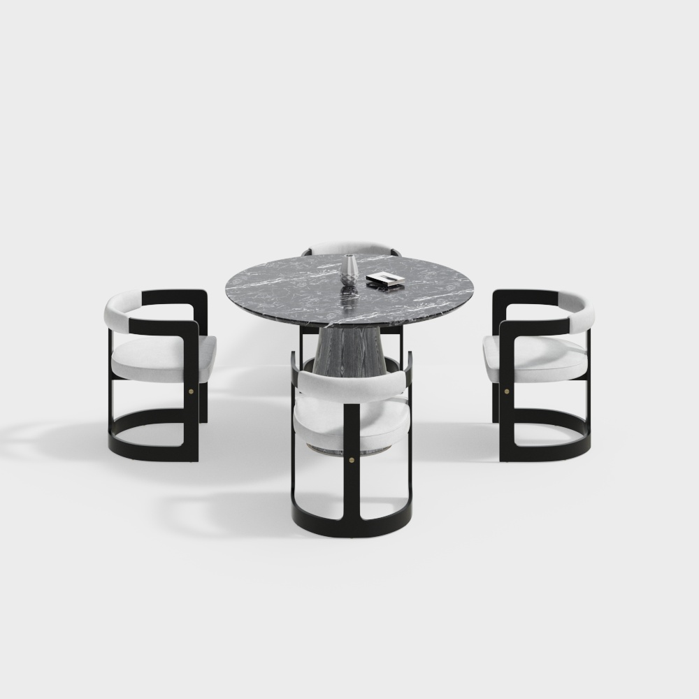 Ensemble de table et chaises décontracté italien