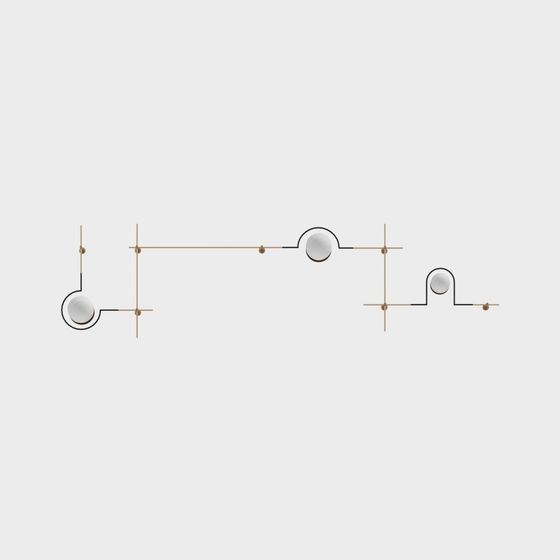 Minimalist Circuit 3D model for Innovative Designs