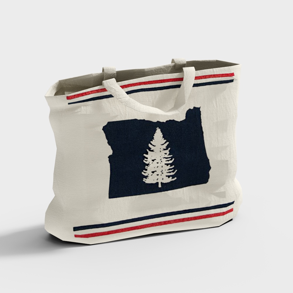 Low-Poly Canvas Bag 3D model for Creative Projects