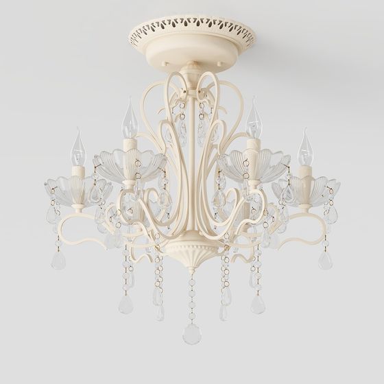 Luminous Dream Chandelier 3D model