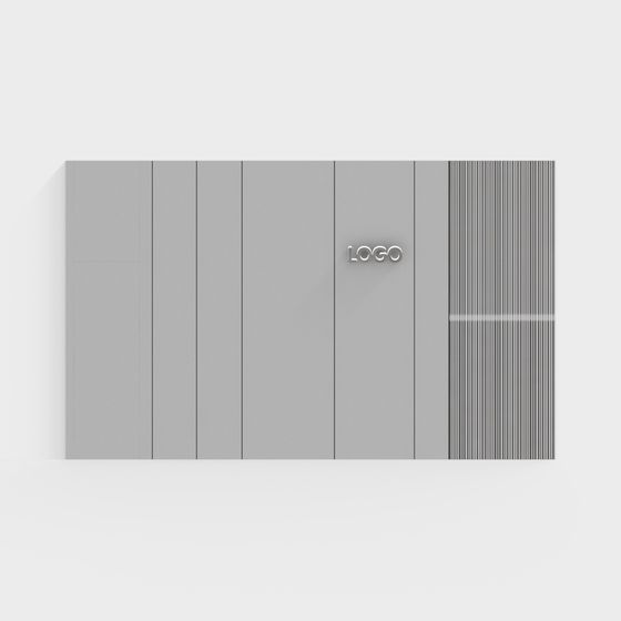 Minimalist City Gate 3D Model for Modern Projects