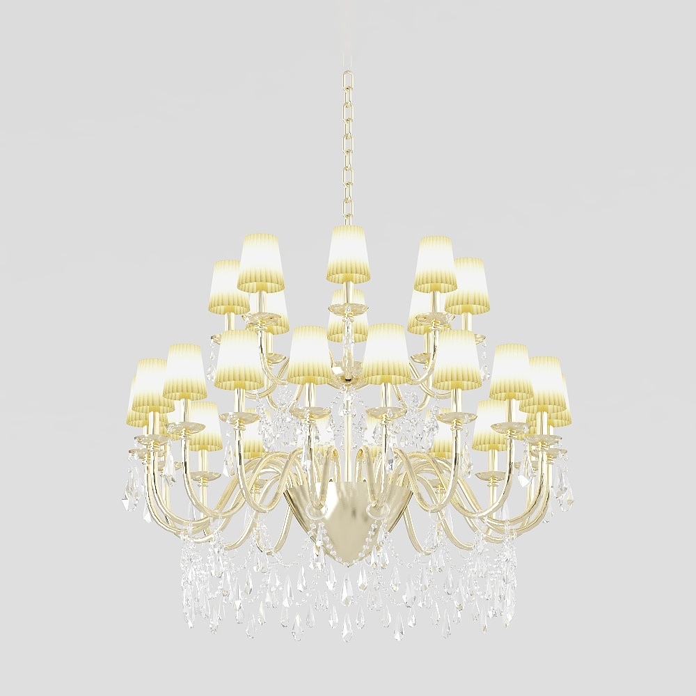 Simple European Hotel Lobby Pendant Lamp