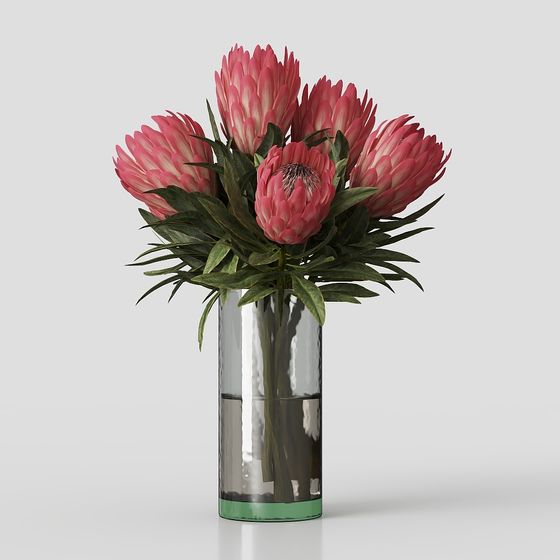 Protea Bouquet 3D model