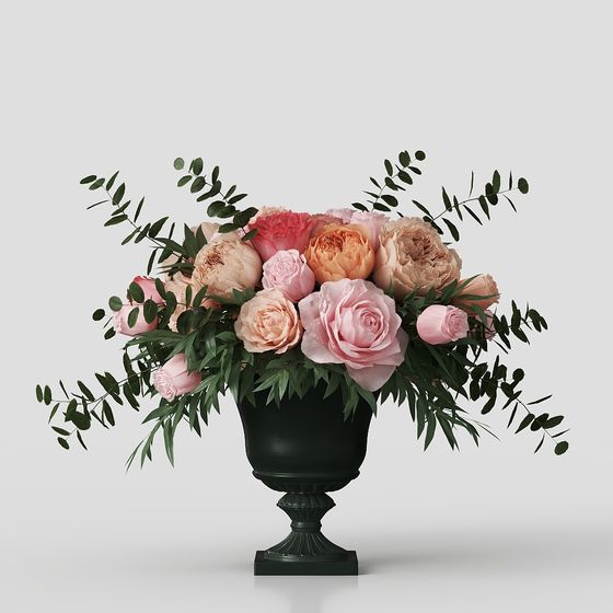 Spring Blossom Low Poly High Detail 3D model