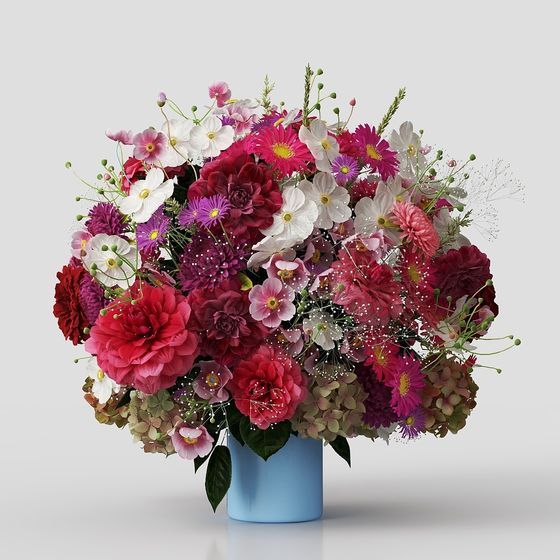 Floral Symphony 3D model