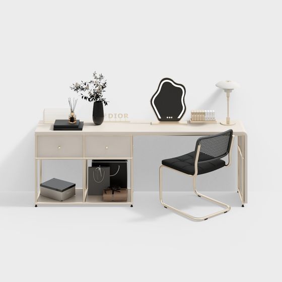 Urban Office Desk 3D model