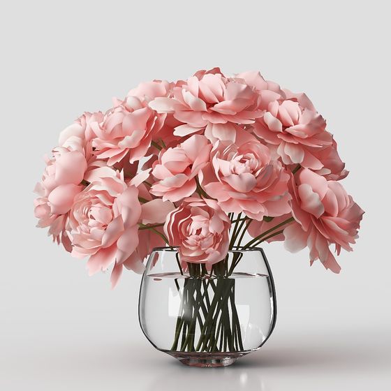 Floral Harmony 3D model