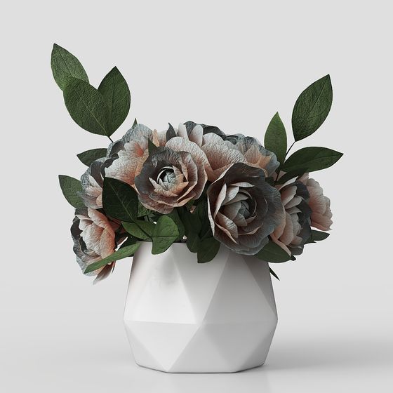 Geometric Vase 3D model