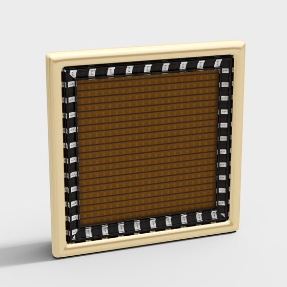 Retro Louver Window 3D model