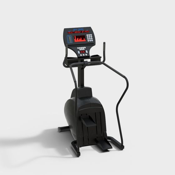 Low Poly Elliptical Trainer 3D model