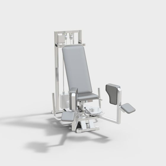 Stylish Fitness Equipment 3D Model for Modern Gyms