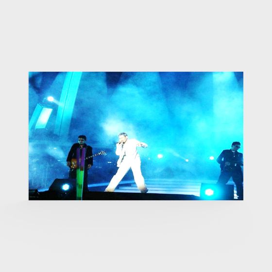 Vivid Neon Concert 3D model for Creative Projects