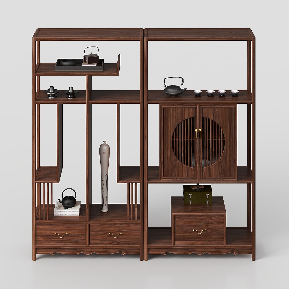 New Chinese-Style Antique Shelf