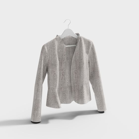 Elegant Low-Poly Jacket 3D Model for Creative Projects