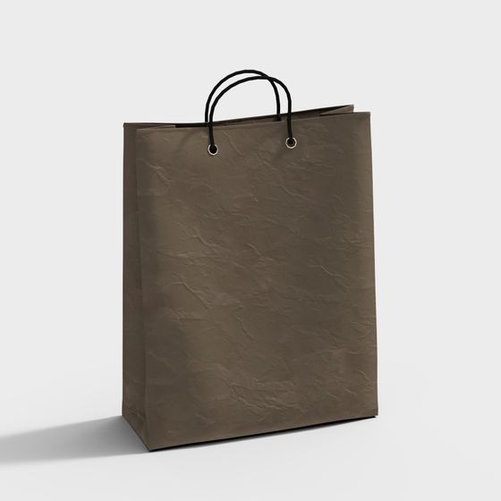 Stylish Minimalist Shopping Bag 3D model