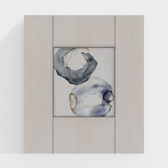 Abstract Geometric Frame 3D model for Creative Projects