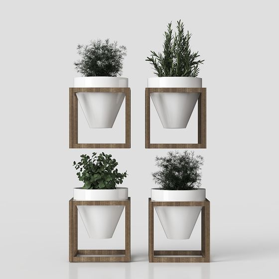 Urban Oasis Planter 3D model