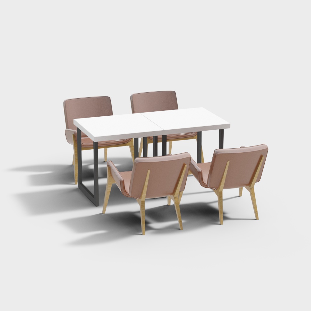 Combinazione di Tavolo e Sedia da Gioco Moderna