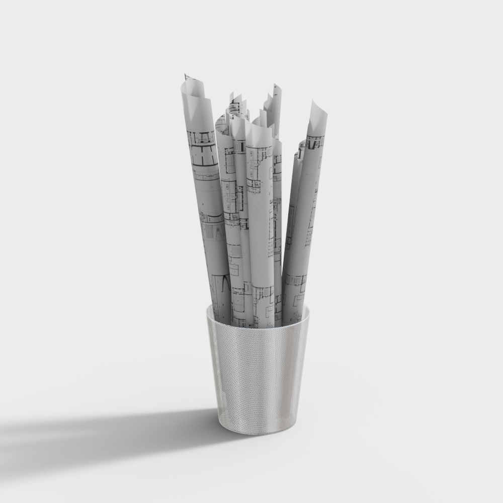 Tube à Papier de Bureau d'Étude