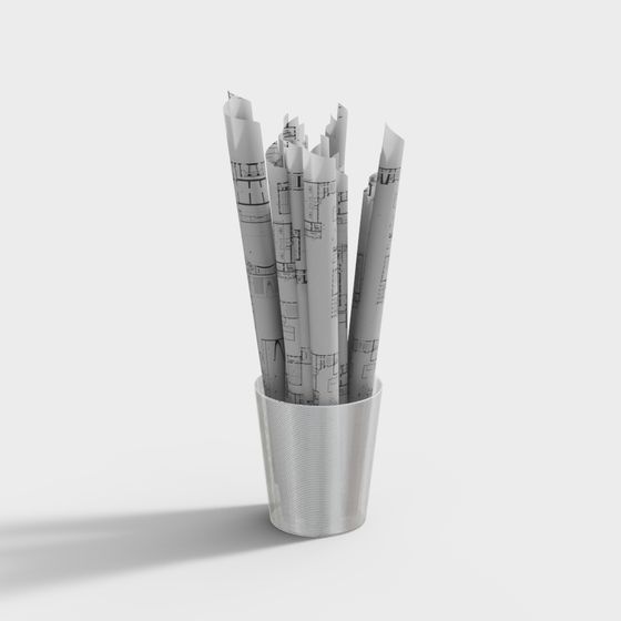 書斎の机用紙管