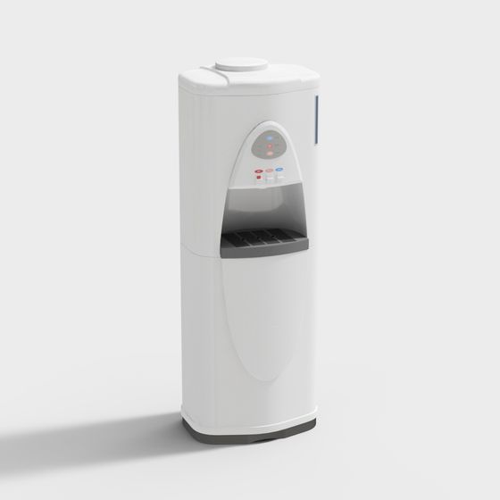 Sleek Modern Water Cooler 3D Model