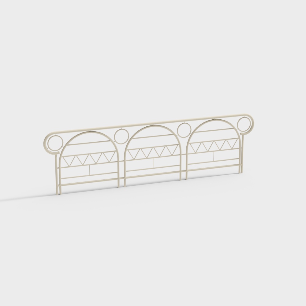 Vintage Arch Rail 3D model