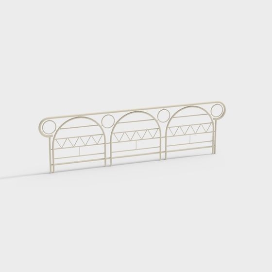 Vintage Arch Rail 3D model