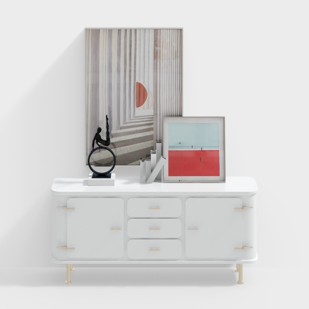 Modern Entrance Cabinet Combination