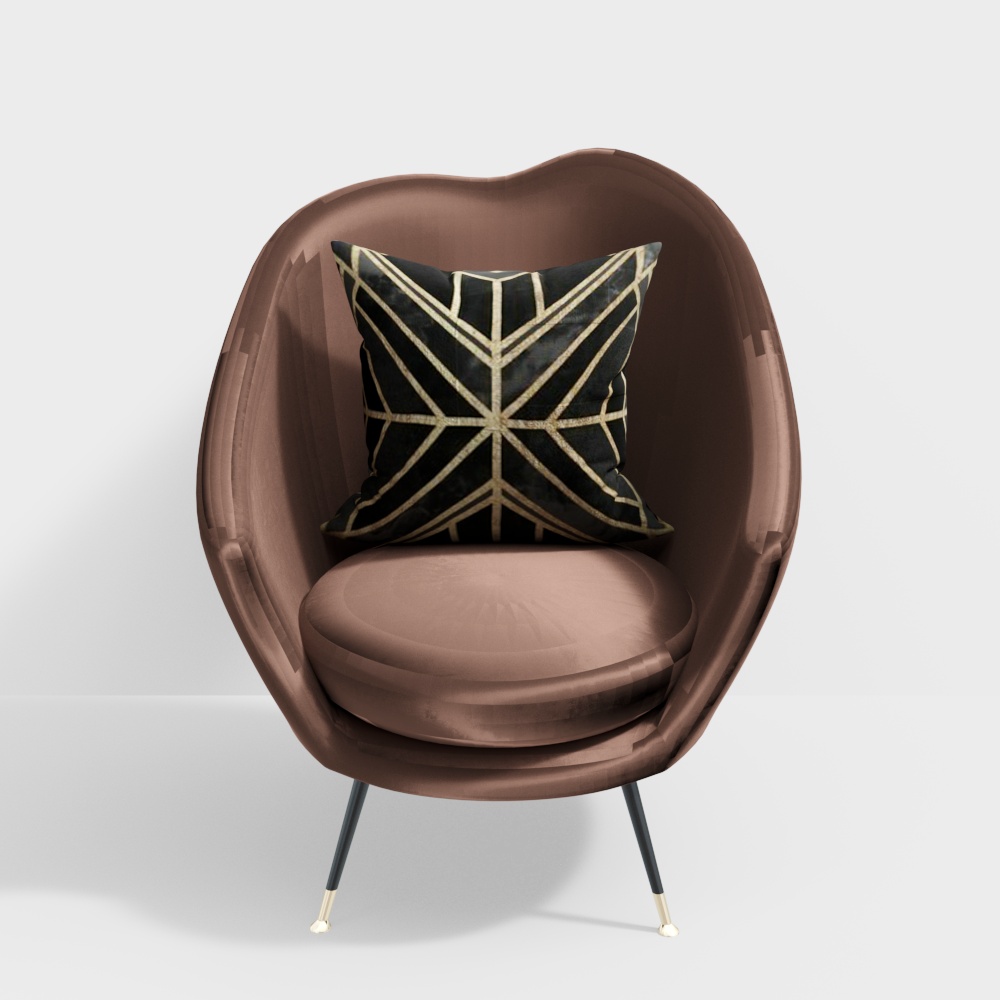 Modern clothing store lounge chair