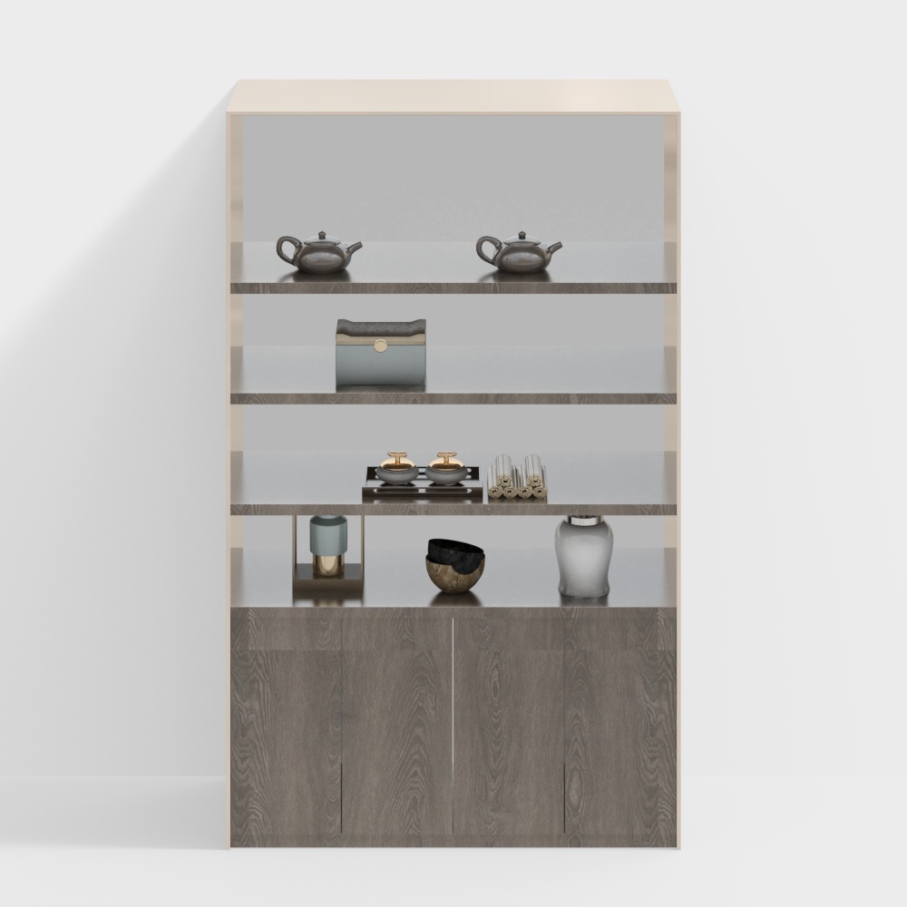 신중국 스타일 수납 선반