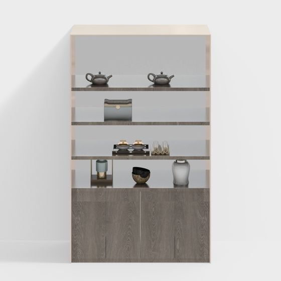 신중국 스타일 수납 선반