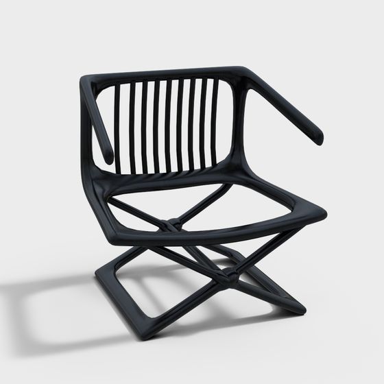 Sleek Lounge Chair 3D model