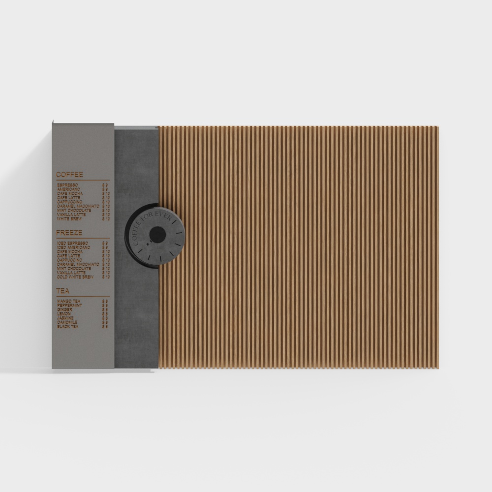 Modern Restaurant Background Wall