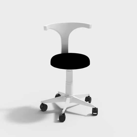 Stylish Office Chair 3D model for Modern Design