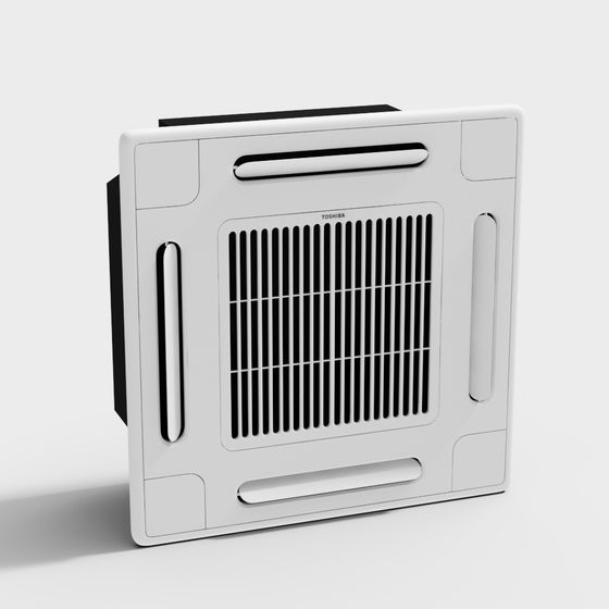 Sleek Toshiba Air Conditioner 3D Model
