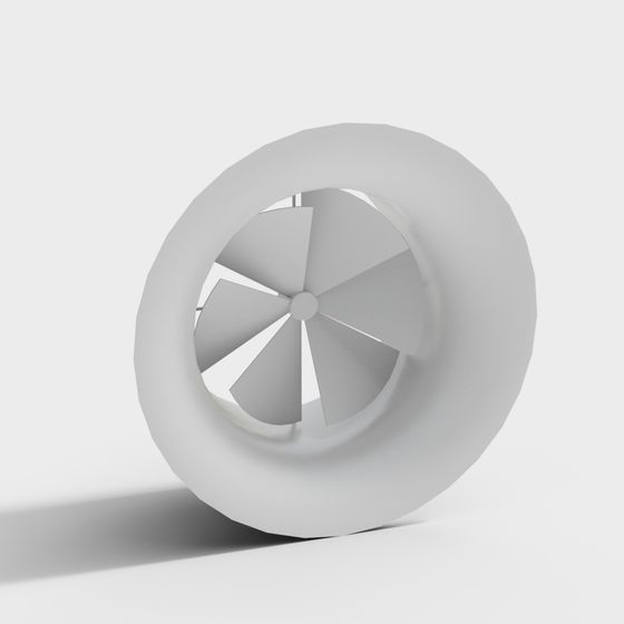 Wind Wheel 3D model - Nature Meets Modern Art