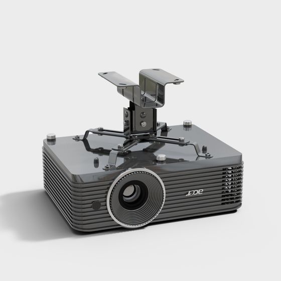 Sleek Projector 3D model for Creative Design